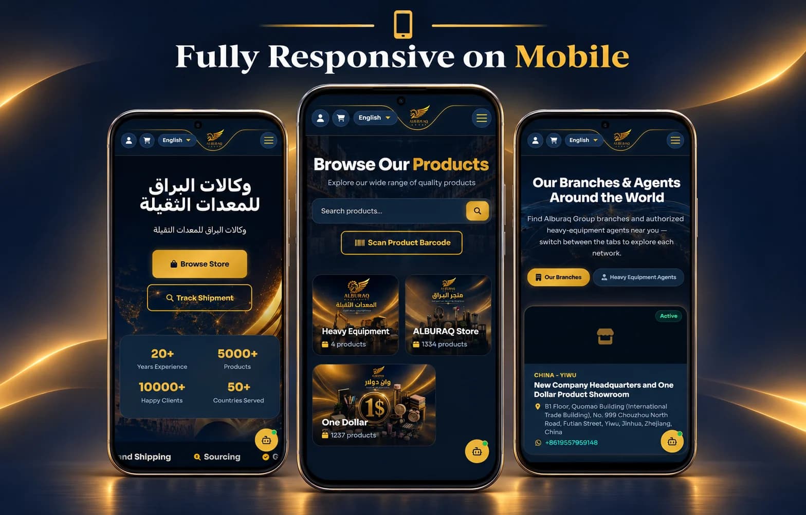 Fully responsive layout on mobile